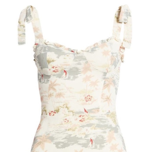 Reformation Christine Long Beach Mini Dress - Picture 2 of 10